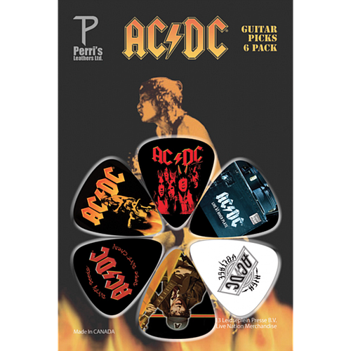 Perris - 6 Plumillas AC DC Mod.LP-ACDC4