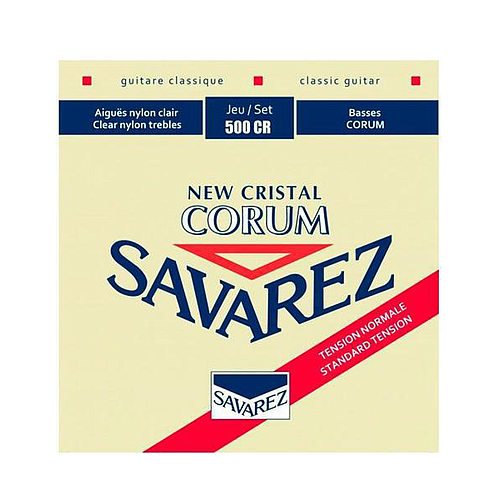 Savarez - Encordado New Cristal Corum Normal Tension para Guitarra Clásica Mod.500CR