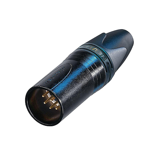 Neutrik - Conector XLR Macho de 7 Polos Serie XX Contactos en Oro Mod.NC7MXX-B
