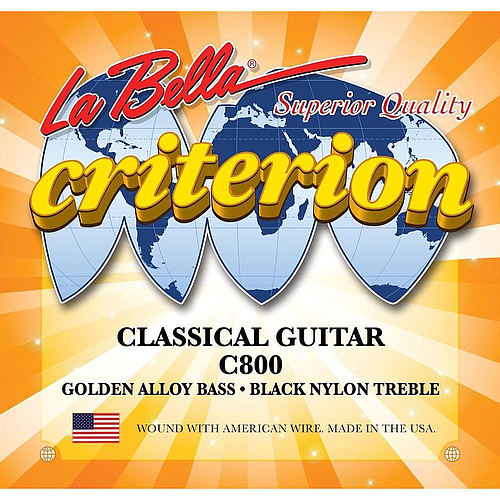 La Bella - Encordado para Guitarra Clásica Criterion, Nylon NG Mod.C800