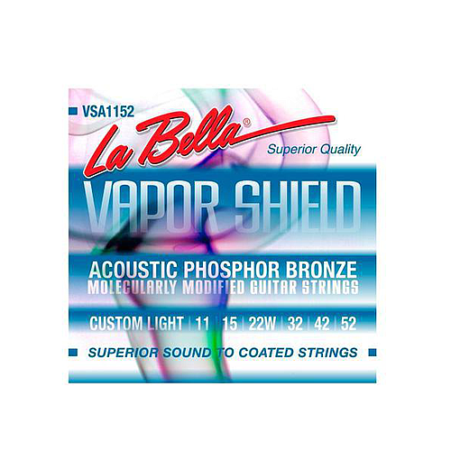 La Bella - Encordado Vapor Shield para Guitarra Acústica Mod.VSA1152