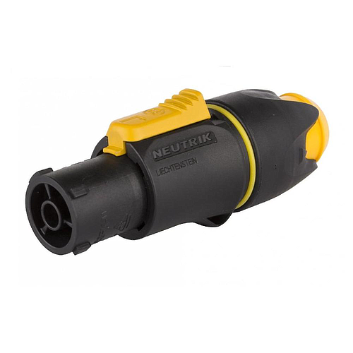 Neutrik - Conector Powercon Hembra Para Cable Negro Serie W Mod.NAC3FX-W