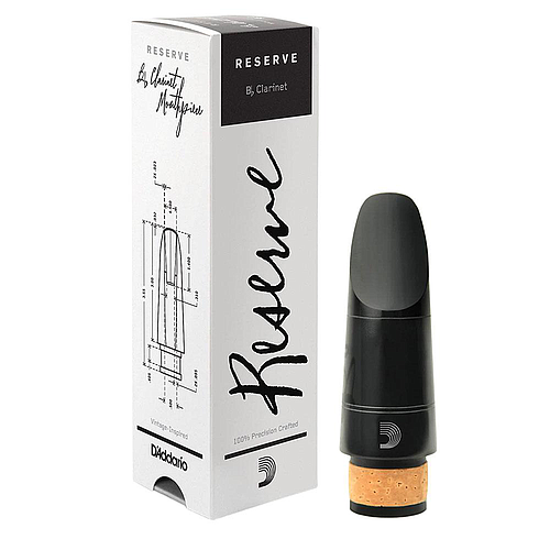 D'Addario - Boquilla Reserve para Clarinete Sib X0 Mod.MCR-X0