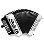 Hohner - Acordeon Diatonico''Compadre''Fa-Sib-Mib, 31 Botones Y 12 Bajos, Bla Mod.A48431